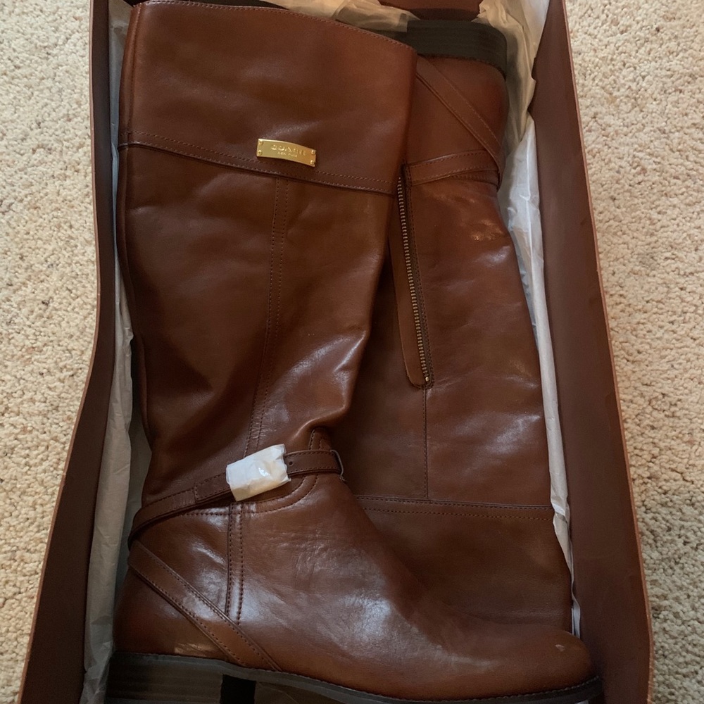 NEW {Coach} Knee High Boots